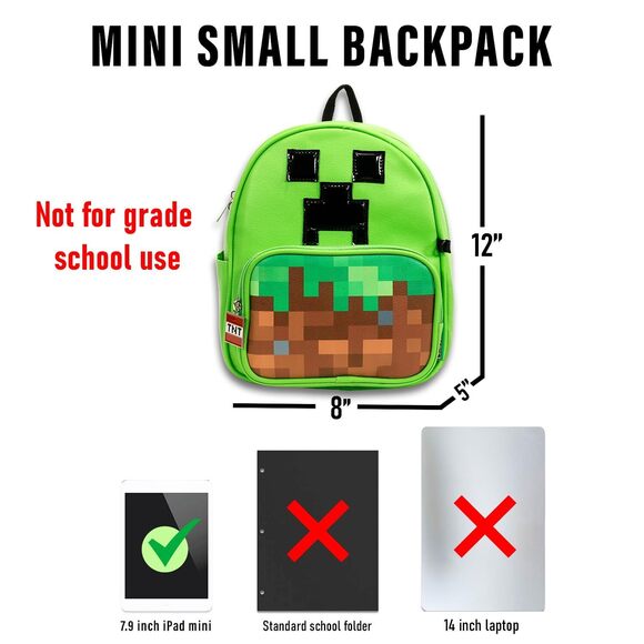 6353 Mini Backpack for Adults - Bundle with Creeper 12\